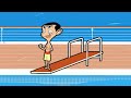 The diving board  mr bean  cartoons for kids  wildbrain kids
