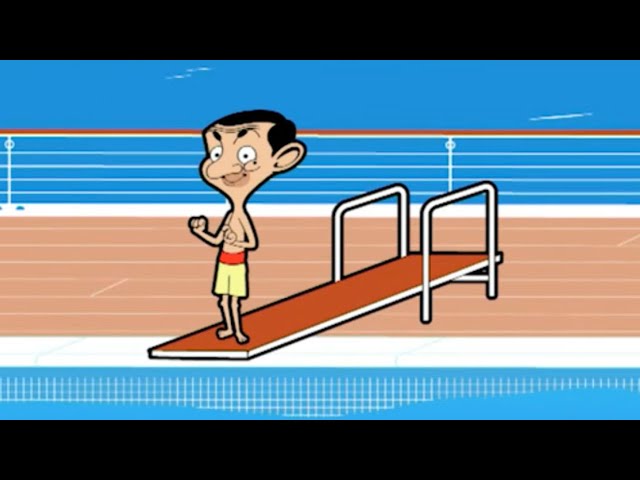 The Diving Board | Mr. Bean | Cartoons for Kids | WildBrain Kids class=