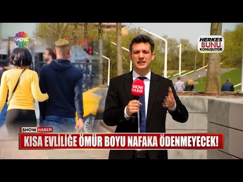 Kısa Evliliğe ömür Boyu Nafaka ödenmeyecek!