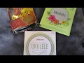 Ukulele Strings Comparison Black Nylon/Clear Nylon/Fluorocarbon