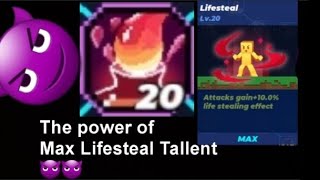 The Power of Max Lifesteal😱Tallent in Bedwars😈||Blockman Go