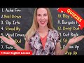 ONE HOUR ENGLISH LESSON - Top 50 Phrasal Verbs in English