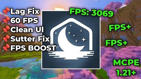LUNAR CLIENT & TEXTURE PACK FOR MCPE 1.21+ [FPS BOOST]
