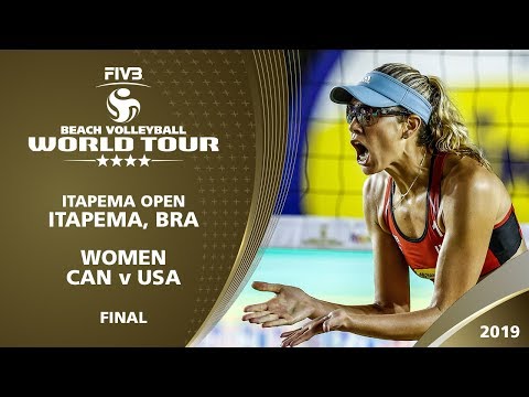 Women S Gold Medal CAN Vs USA 4 Itapema BRA 2019 FIVB Beach Volleyball World Tour