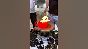 Thousands of degrees for a pot of color-changing beauty #teapots #makingtea