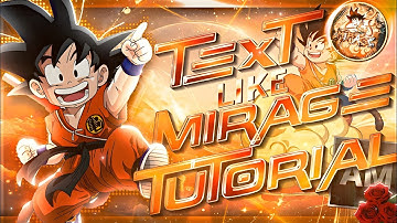 How To Make Text Like @Mirage_AMV on Alightmotion📱- Tutorial +(Free preset) -Text Animation Tuts