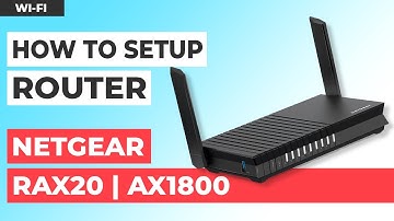 ✅ How to Setup NETGEAR RAX20 | NETGEAR Nighthawk 4-Stream AX1800 WiFi 6 Router