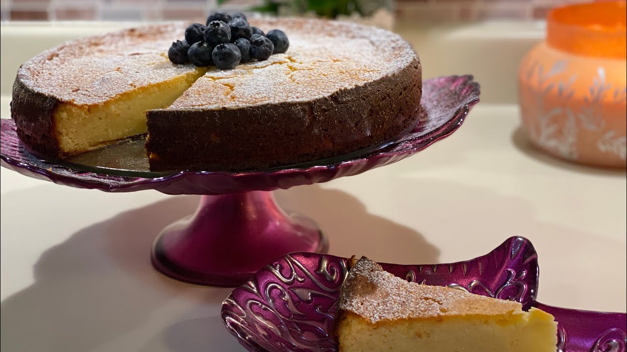 كيكة جبن ريكوتا خفيفة ضريفة راءعة 🥰🥰🥰ricotta cheese cake 🍰
