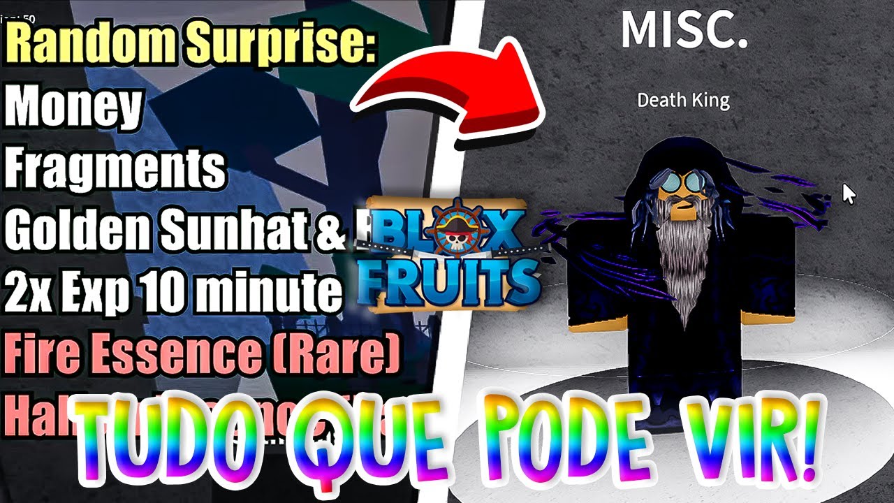 UPDATE SUPRESA COM TUDO GRÁTIS NO BLOX FRUITS! 