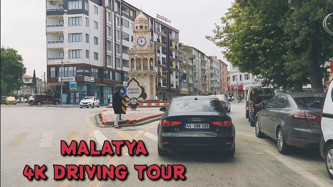MALATYA ŞEHİR TURU | 4K DRIVING TOUR MALATYA / TURKEY 🇹🇷
