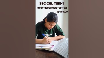 PUNDIT LIVE MOCK TEST -24 (16-18 Aug)📆📈 SSC CGL TIER-1 ✅#ssc2025 #ssccgl#exam #pundit #ediquity