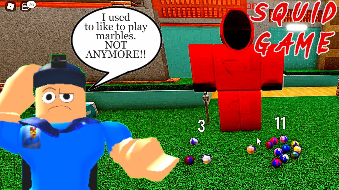 ROBLOX Playing SQUID GAME Chapter 4....the MARBLES!! - YouTube