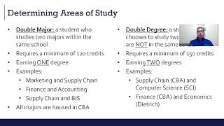Majors, Minors, Certs, Advising FTL Training