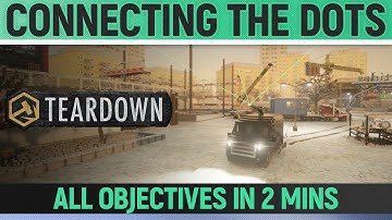 Teardown - Connecting the Dots - Mission Solution + All Optional Objectives