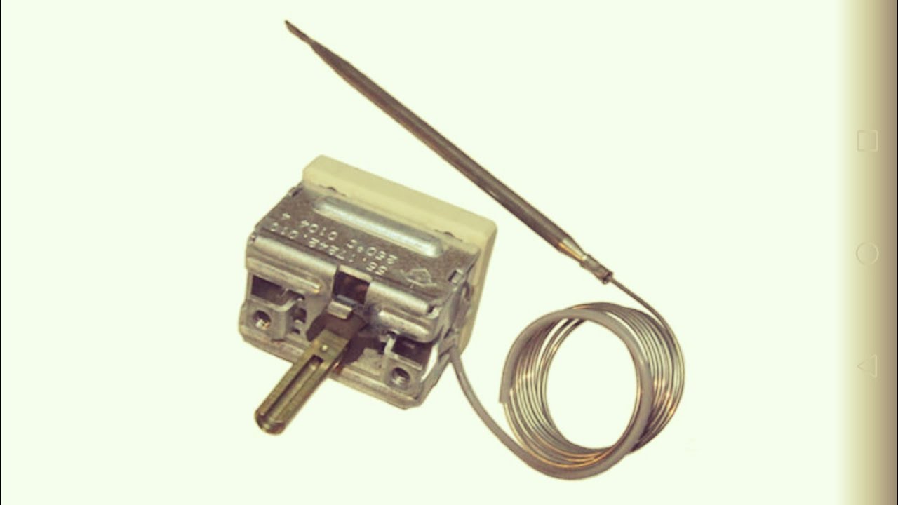 αλλάζω θερμοστάτη φούρνου.Όταν καίει τα φαγητά - YouTube
