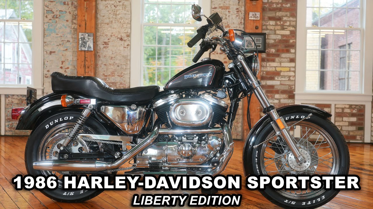 1986 HARLEY DAVIDSON SPORTSTER LIBERTY EDITION - YouTube
