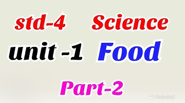 std-4 lesson-1 Food/Part-2/Term 2/ Science
