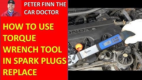 How to use right way TORQUE WRENCH tool in SPARK PLUGS replace