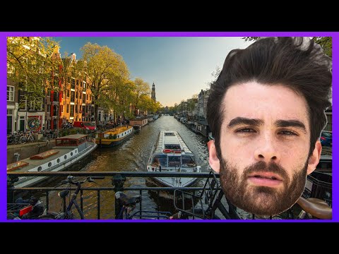 Thumbnail for Hasanabi Live! Hasan & Will Neff & Austinshow & Take On Amsterdam Day 1 | Hasan''s Himbos