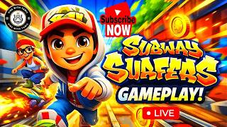 Subway Surfers Live 🔴 #subwaysurfers  #pubglive #bgmi #gaming #viral #games #pubgmobile