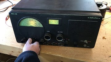 HALLICRAFTERS  S-40-B Shortwave Receiver 4-4-18