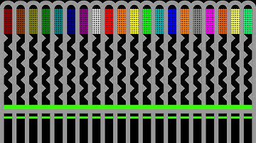 Mix and Separate - The Team Marble Race ASRM 71 in Algodoo