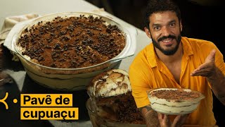 COMO FAZER O PAVÊ PERFEITO DA MINHA INFÂNCIA | Pavê de cupuaçu com chocolate fácil e rápido