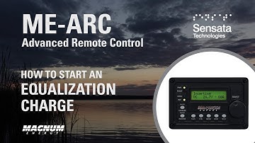 How to Start an Equalization Charge with the ME-ARC Remote