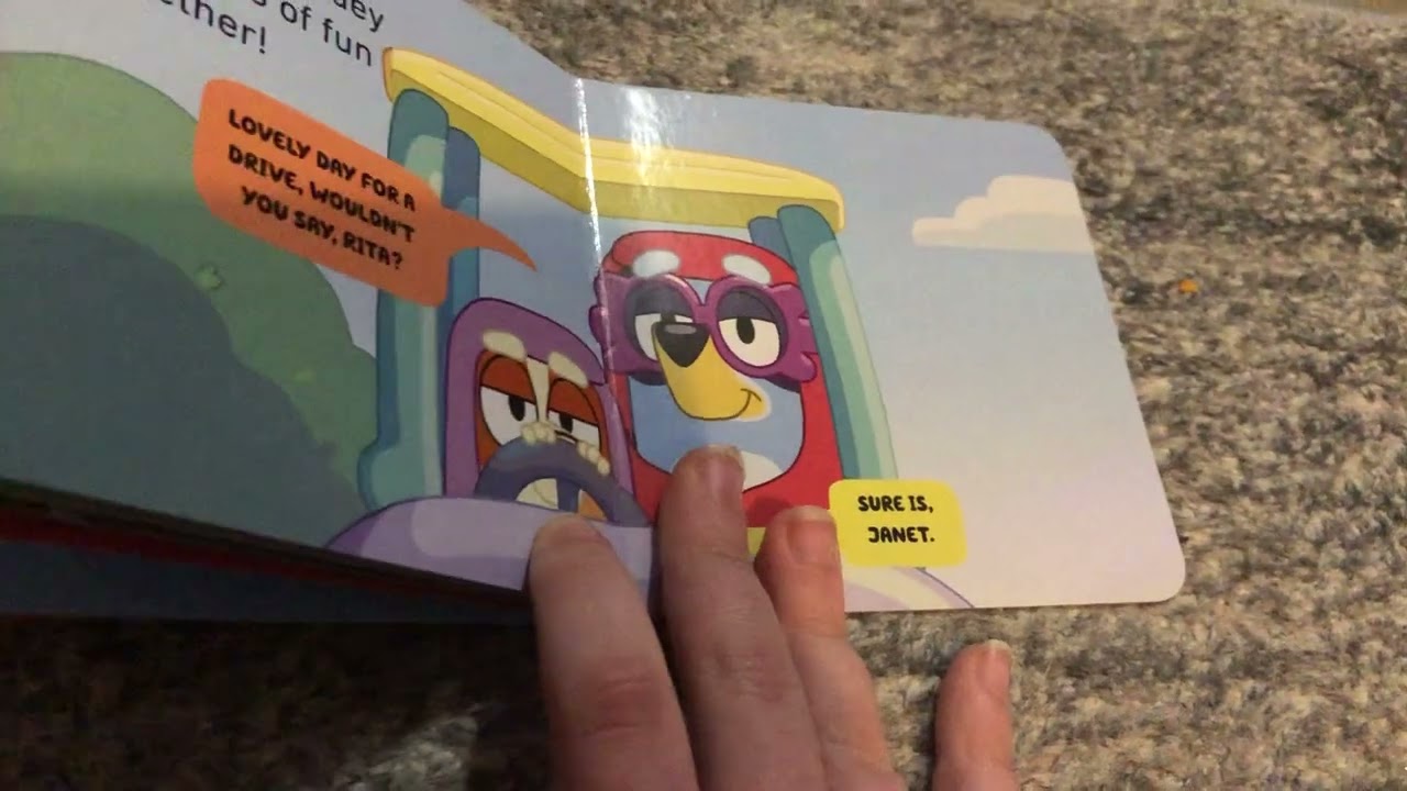 Let’s read a Bluey book