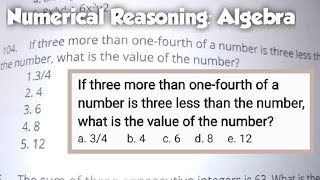 If 3 more than 1 4 of a number is 3 less than the number what is the value of th