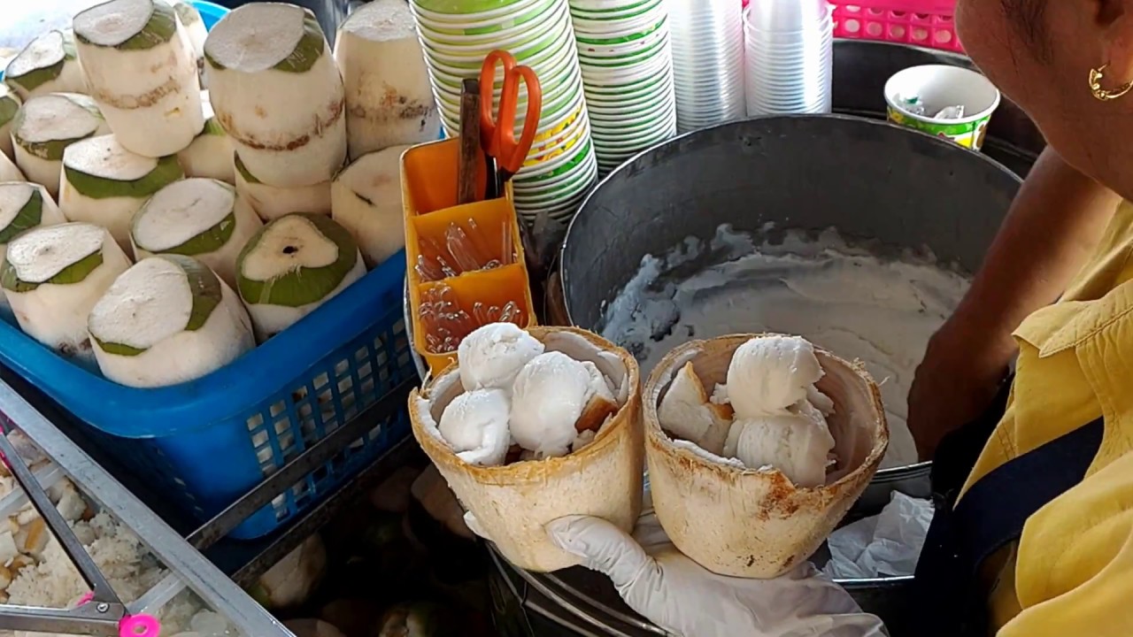 Thai Coconut Ice Cream - YouTube