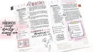 Hobonichi Cousin Daily Setup | Journal & Plan  With Me!