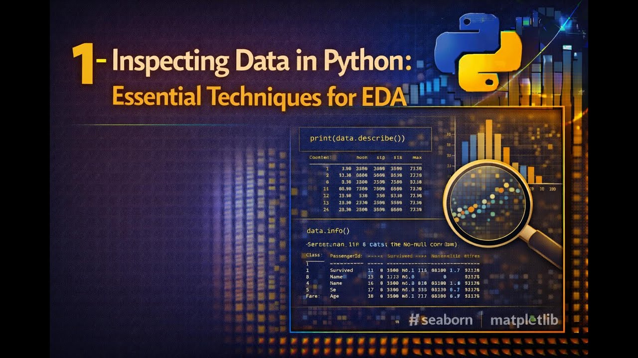 1 - Inspecting Data in Python: Essential Techniques for EDA - YouTube