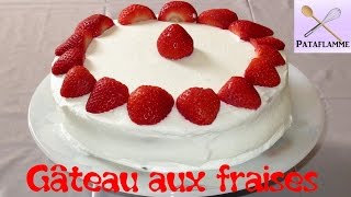 La Recette Du Gateau A La Creme Chantilly Et Aux Fraises Youtube La Recette Du Gateau A La Creme Chantilly Et Aux Fraises Youtube
