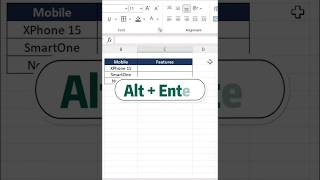 ALT + ENTER Shortcut key Secret in Excel 🤯