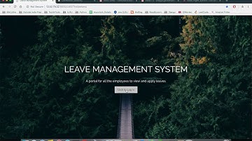 Leave Management System in Django