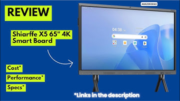 Shiarffe X5 65" 4K Smart Board Review | Best Interactive Whiteboard for Classroom & Office 2025