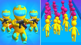 Gun Clash 3D Vs Join Clash 3D🟠🟣🔵Walkthrough Android/IOS Gameplay WE1