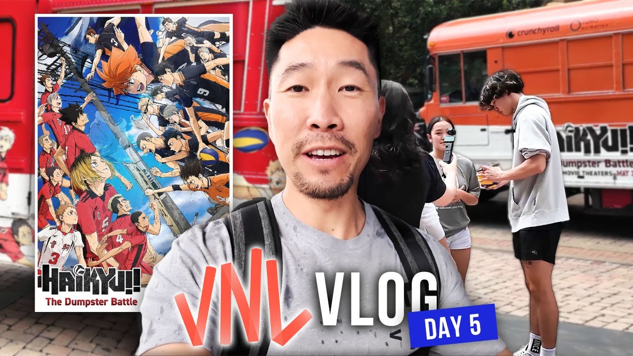Watching Haikyuu Movie In Theaters & Interview with PME | VNL 2024 Vlog