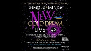 Simple Minds Discuss Edinburgh New Gold Dream UNICEF Show 2022