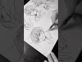 一発描き！ #イラスト #art #drawing #shorts #ショート#illustration #リードコントロール