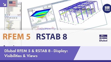 Dlubal RFEM 5 & RSTAB 8 - Display: Visibilities & Views