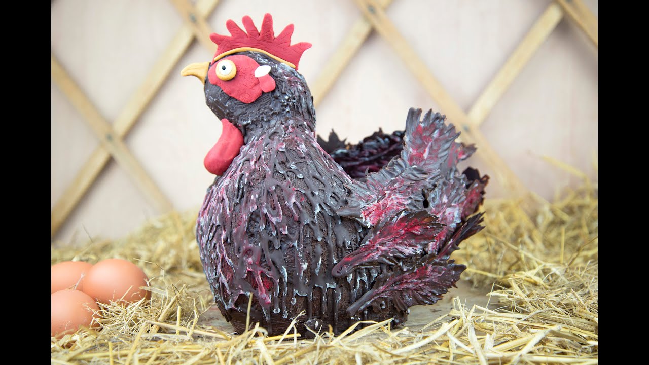 How to Make a Chocolate Chicken Cake YouTube
