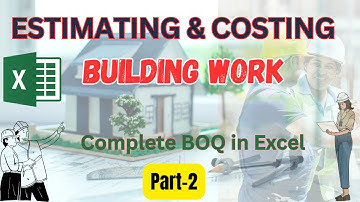 Estimating and Costing Part 2 I Home Estimate I Construction Cost  I Home Budget