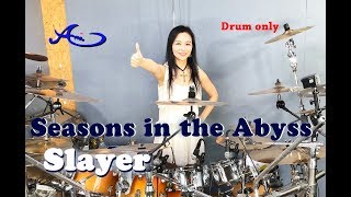 Slayer - Seasons in the Abyss drum-only(cover by Ami Kim) (#61-2)
