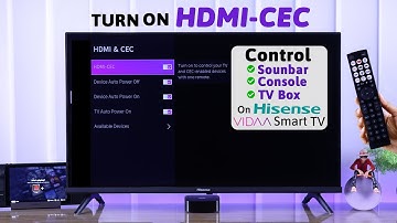 Hisense VIDAA TV: How To Turn ON HDMI-CEC! [Set HDMI as Default]