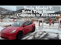 Colorado to Arkansas, Final Road Trip Home | Tesla Model Y