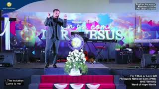 WORD OF HOPE MANILA - REST FOR THE WEARY - Mathew  11:28-30 By Pastor Jhun Cunanan