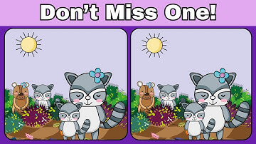 5 Rounds of Find 4 Differences! 🔍 90 Seconds Each | Can You Go Perfect?