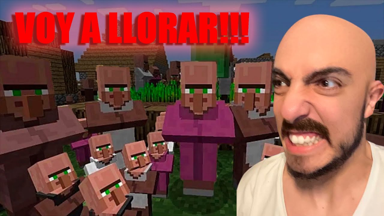Intento Conquistar Una Aldea De Minecraft Y TERMINA SIENDO UN INFIERNO